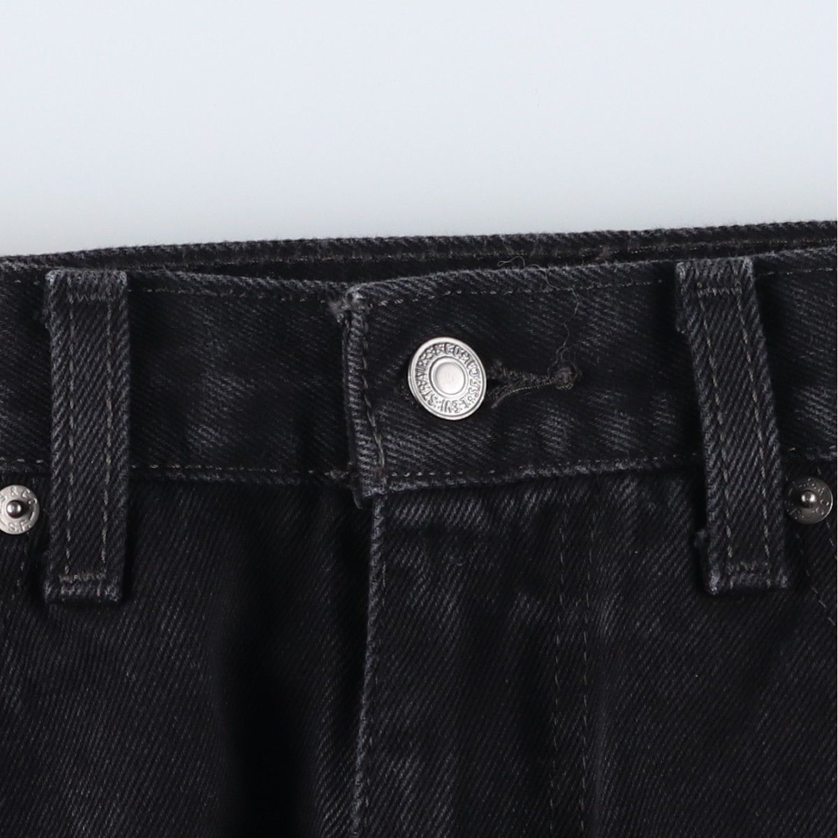 古着 リーバイス Levi's 505 ブラックデニム テーパードデニムパンツ