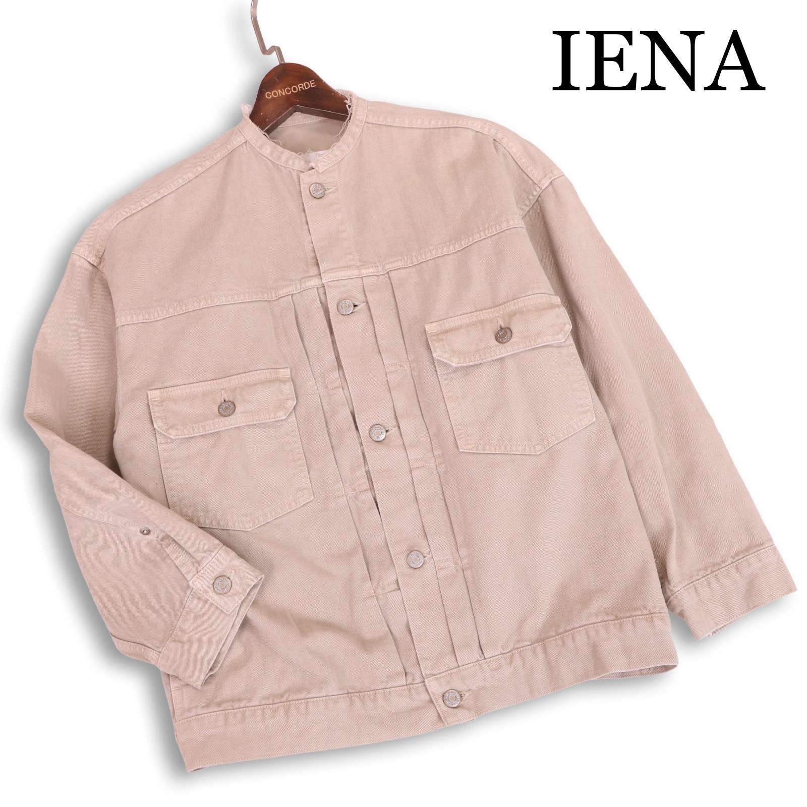 IENA カラーチノリメイクルーズブルゾン IENA◇カラー チノリメイク 