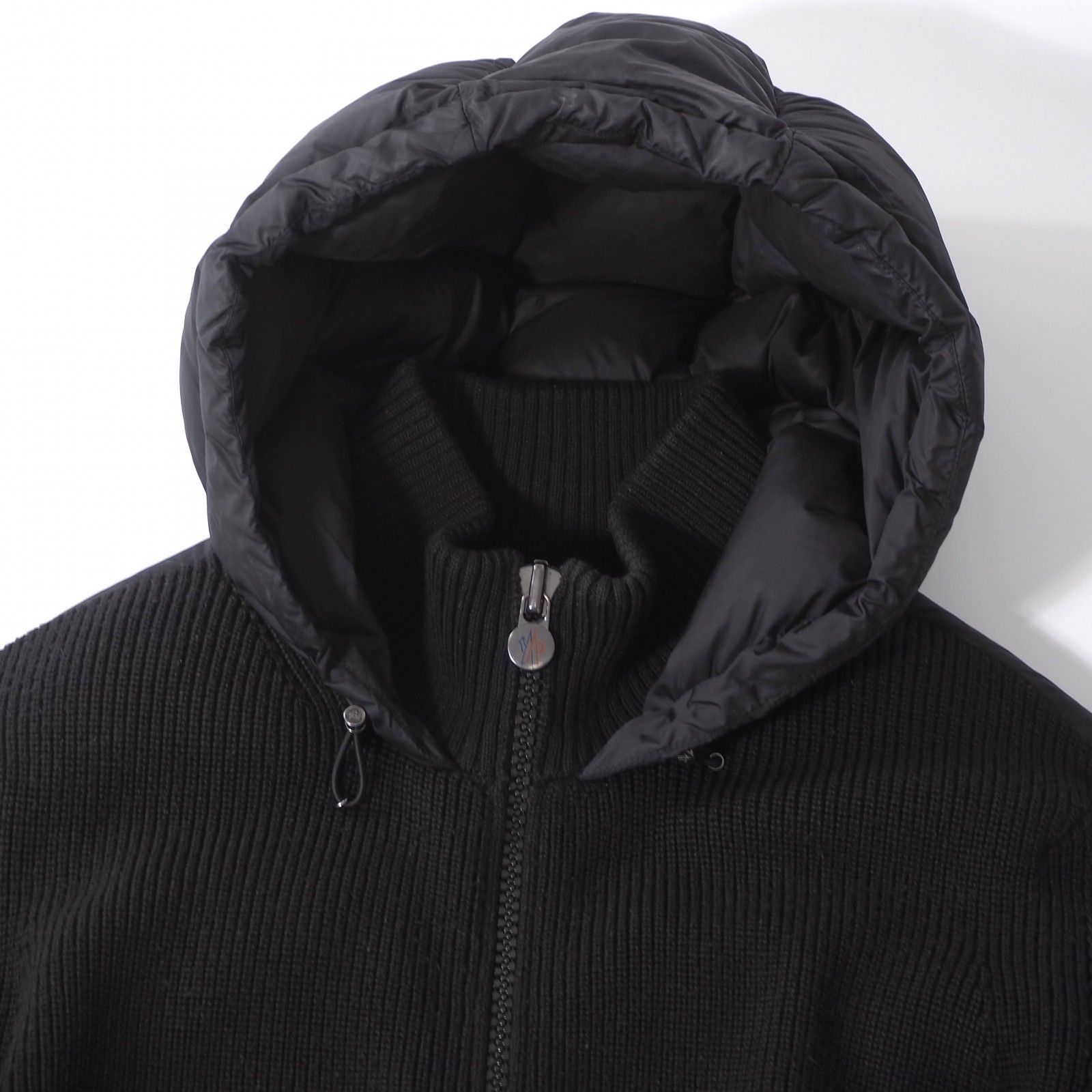 モンクレール MONCLER ハイブリッド ダウンジャケット ニット切替 L