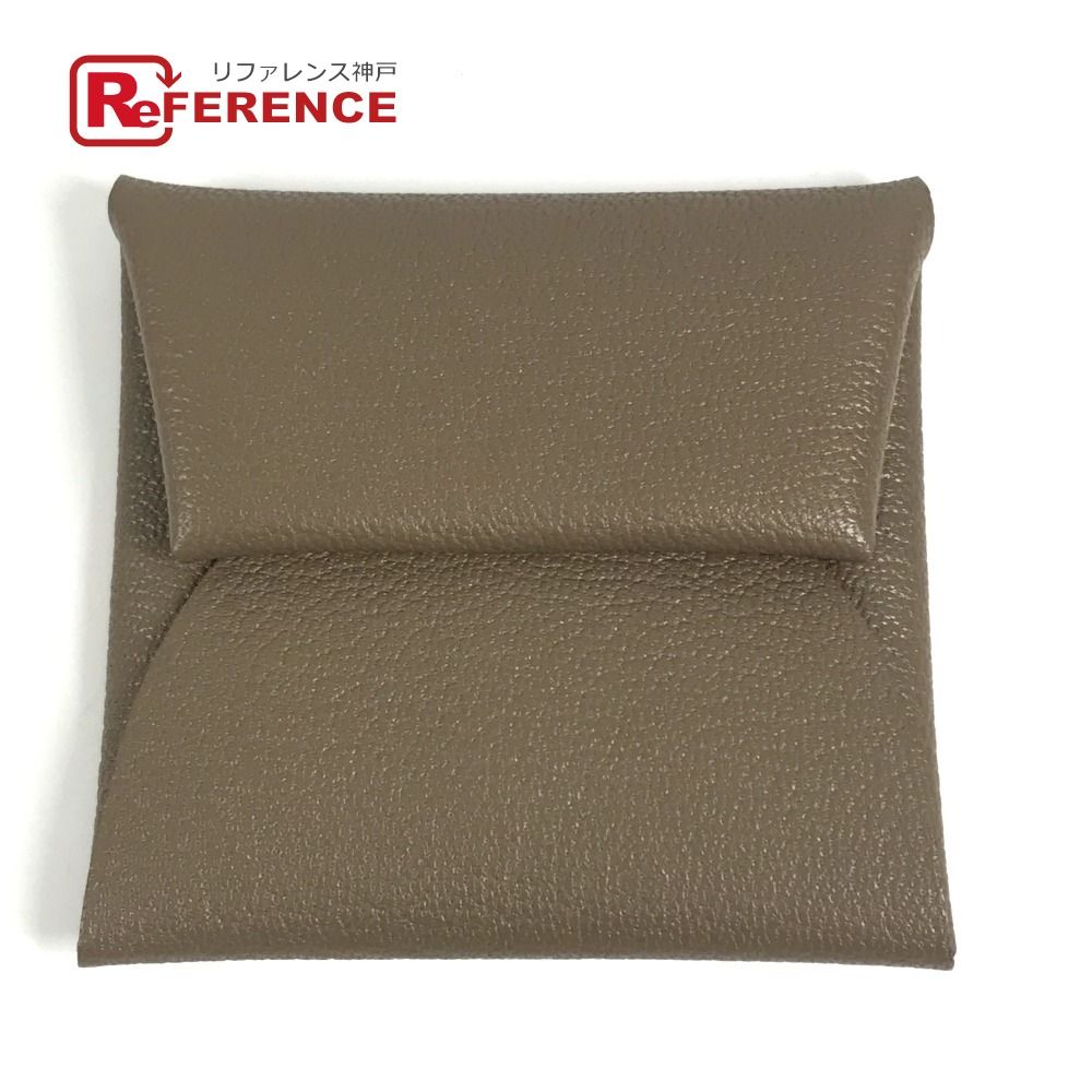 HERMES エルメス コインケース バスティア シェーブル エトゥープ