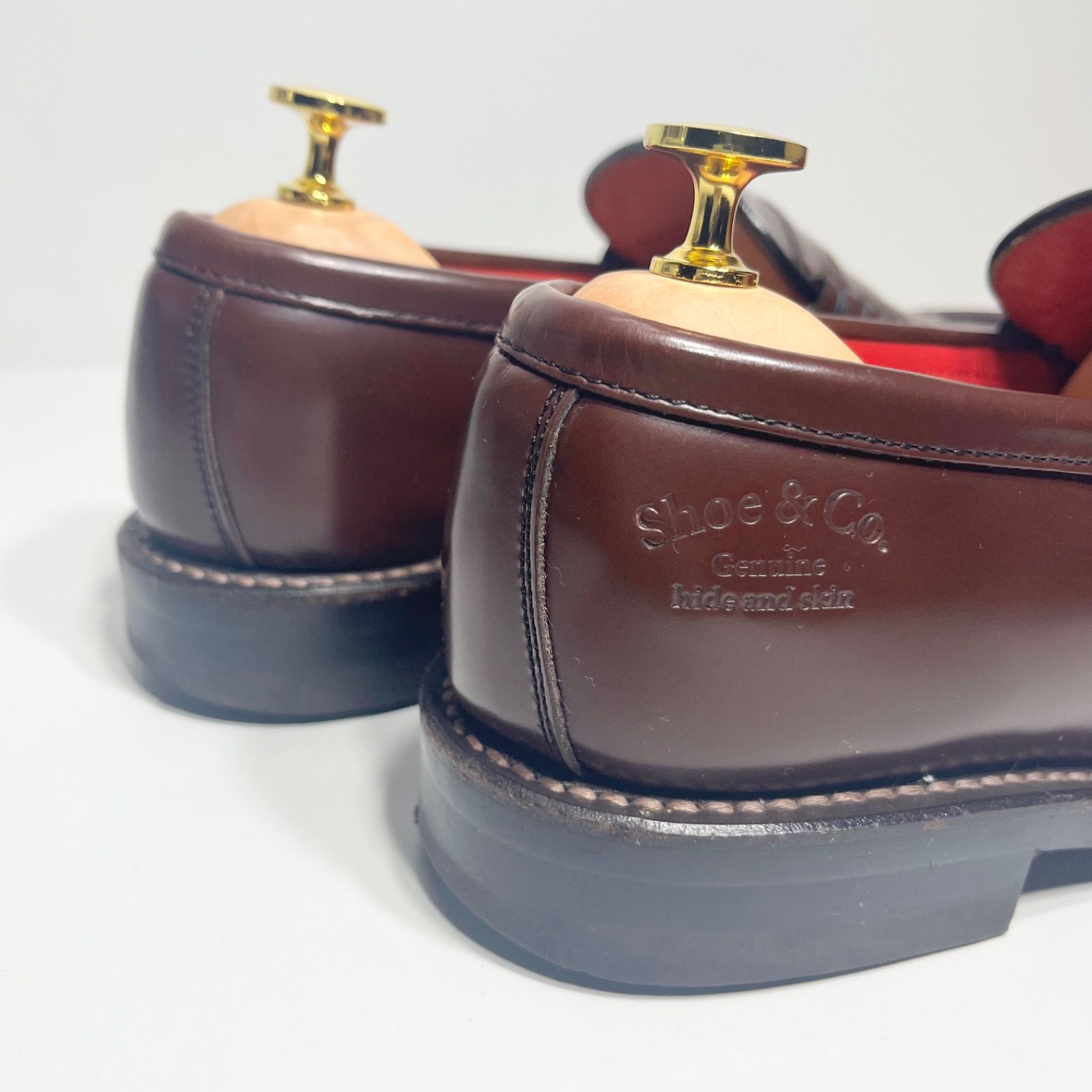 美品】リーガル REGAL Shoe & Co. コインローファー 910 ダーク 