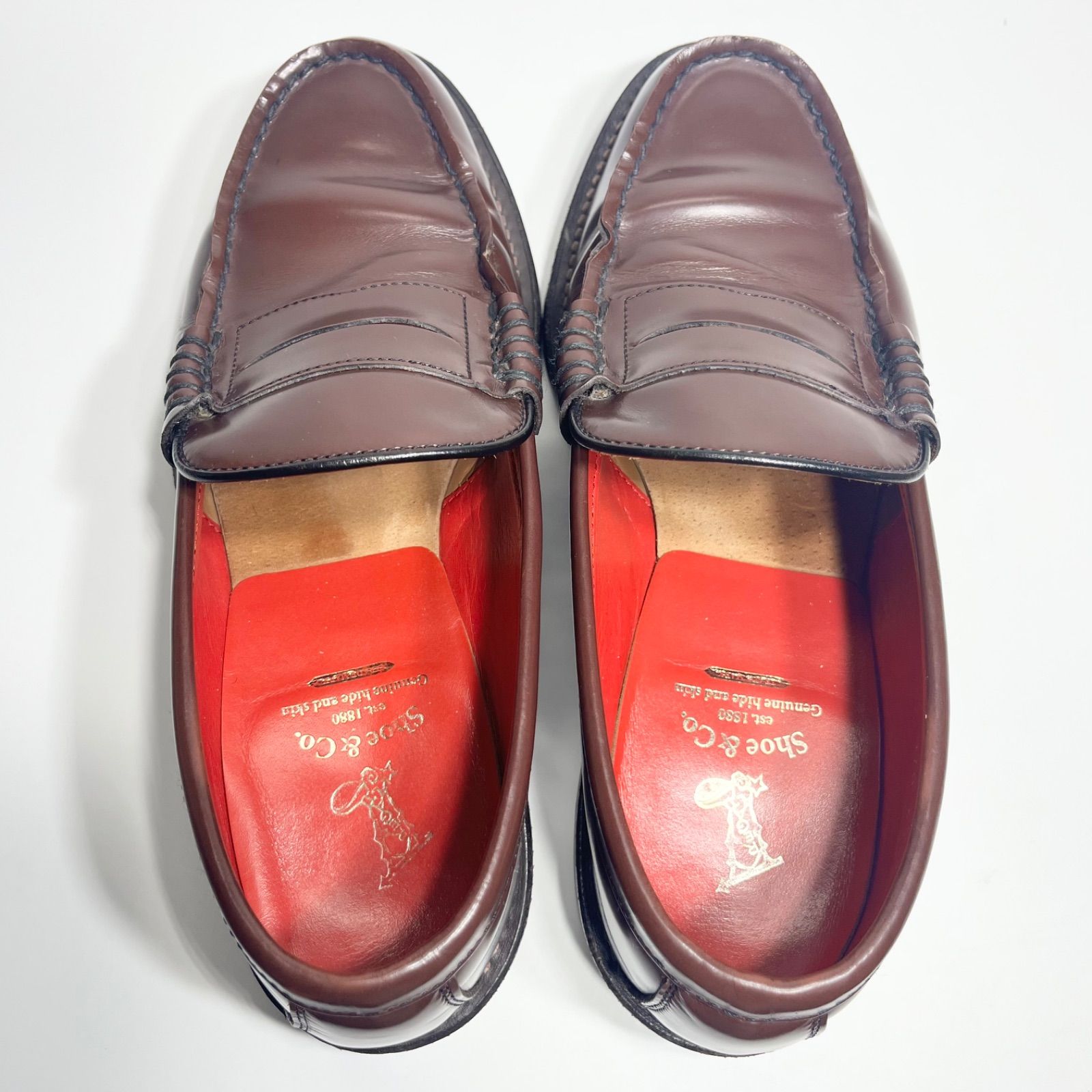 美品】リーガル REGAL Shoe & Co. コインローファー 910 ダーク 