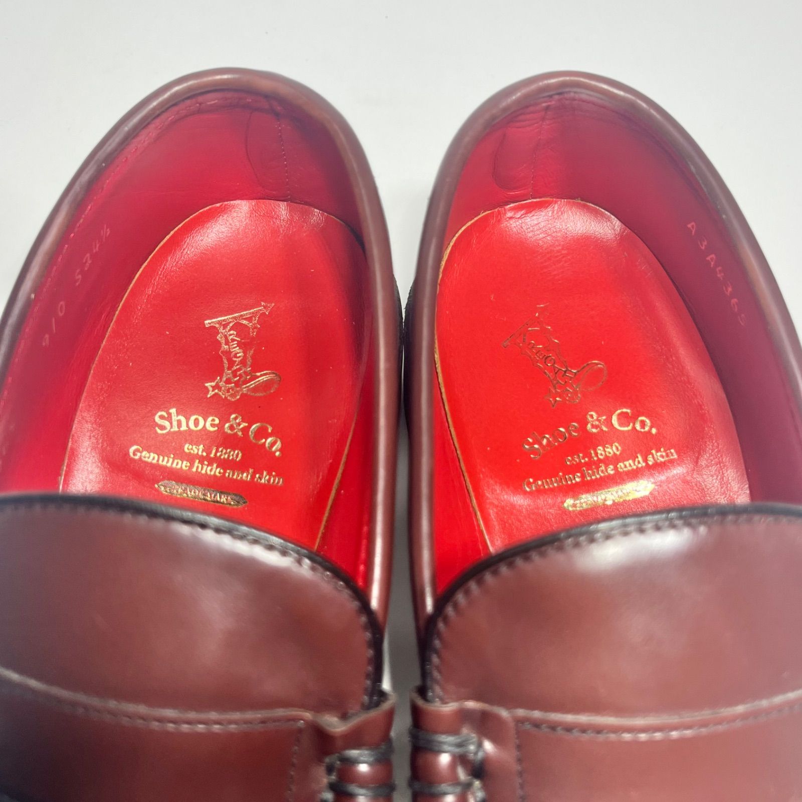美品】リーガル REGAL Shoe & Co. コインローファー 910 ダーク 