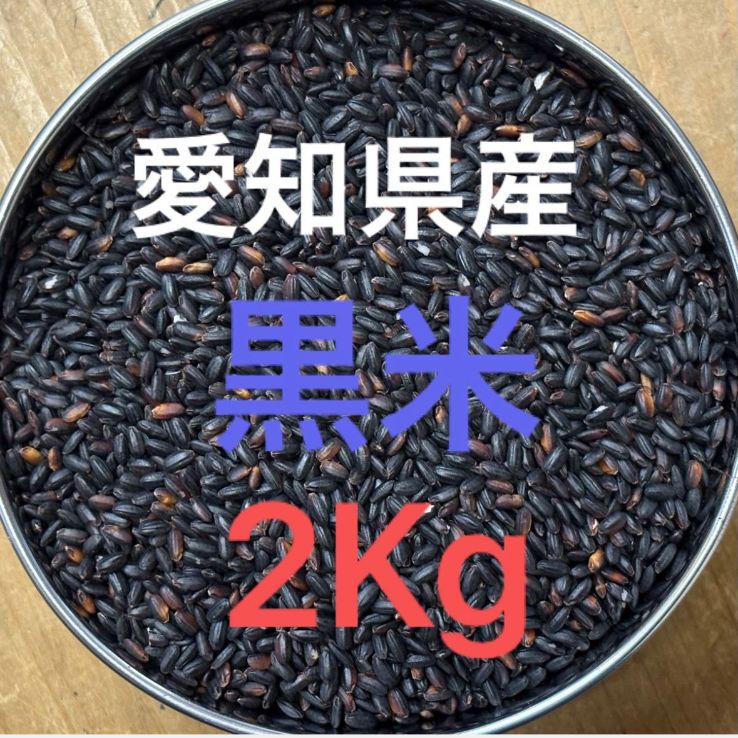 7年度愛知県産 黒米 2Kg - メルカリ