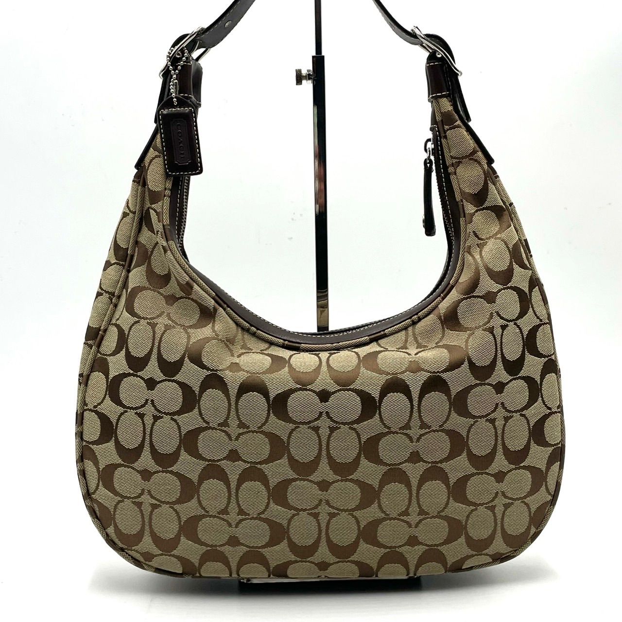 美品○ COACH コーチ ショルダーバッグ ワンショルダー ホーボー 