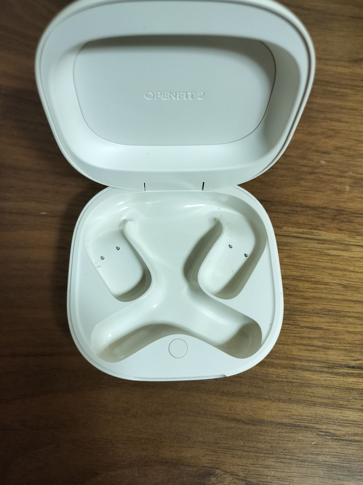 美品 SHOKZ OPENFIT2 T920 ケースのみ ワイヤレスイヤホン ベージュ