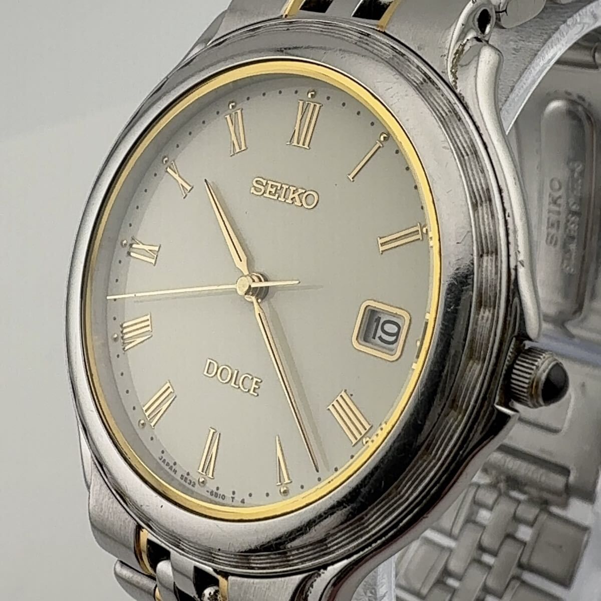 SEIKO 5E32-6B00 セイコー DOLCE ドルチェ クォーツ メンズ ボーイズ 