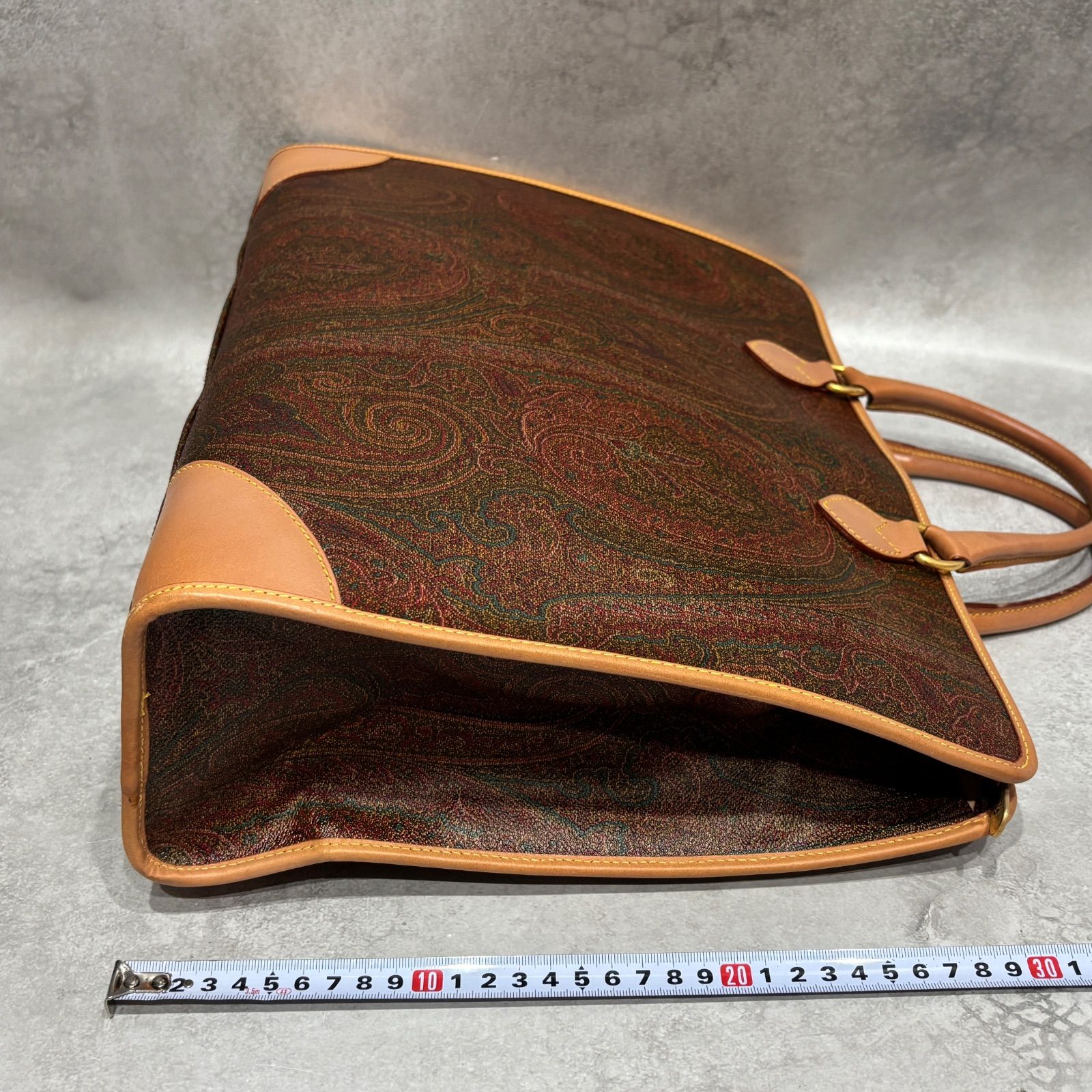 ETRO エトロ 2way ペイズリー ビジネスバッグ ブリーフケース pvc ETRO