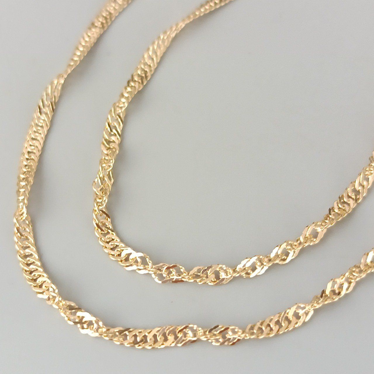 18金 K18 男女兼用 造幣局 スクリューネックレス 4.22g 40㎝ Z49