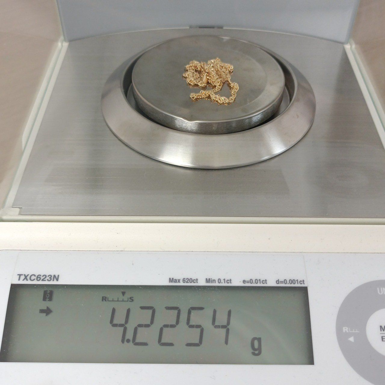 18金 K18 男女兼用 造幣局 スクリューネックレス 4.22g 40㎝ Z49