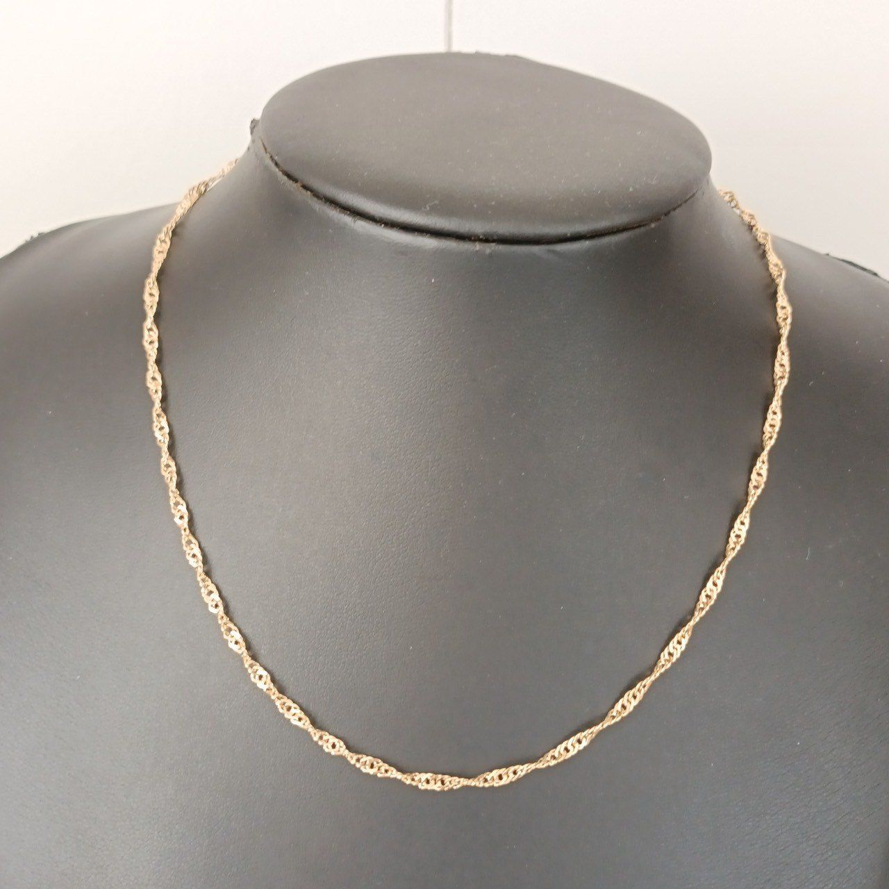 18金 K18 男女兼用 造幣局 スクリューネックレス 4.22g 40㎝ Z49