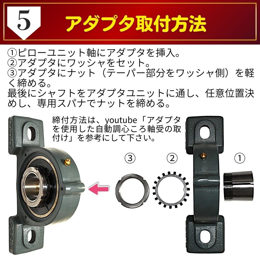 NTN ピロー型ユニット CP316+アダプタH2316X 軸径70mm 未使用品 