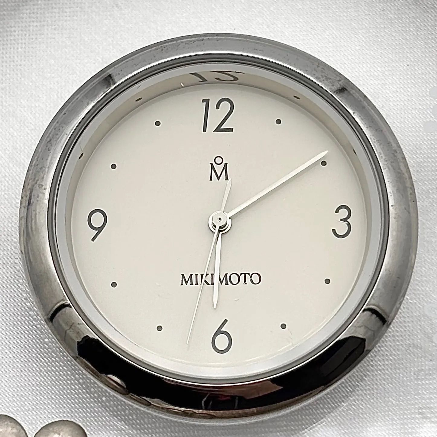 稼働品 Working item ミキモト MIKIMOTO 置き時計 クロック クォーツ
