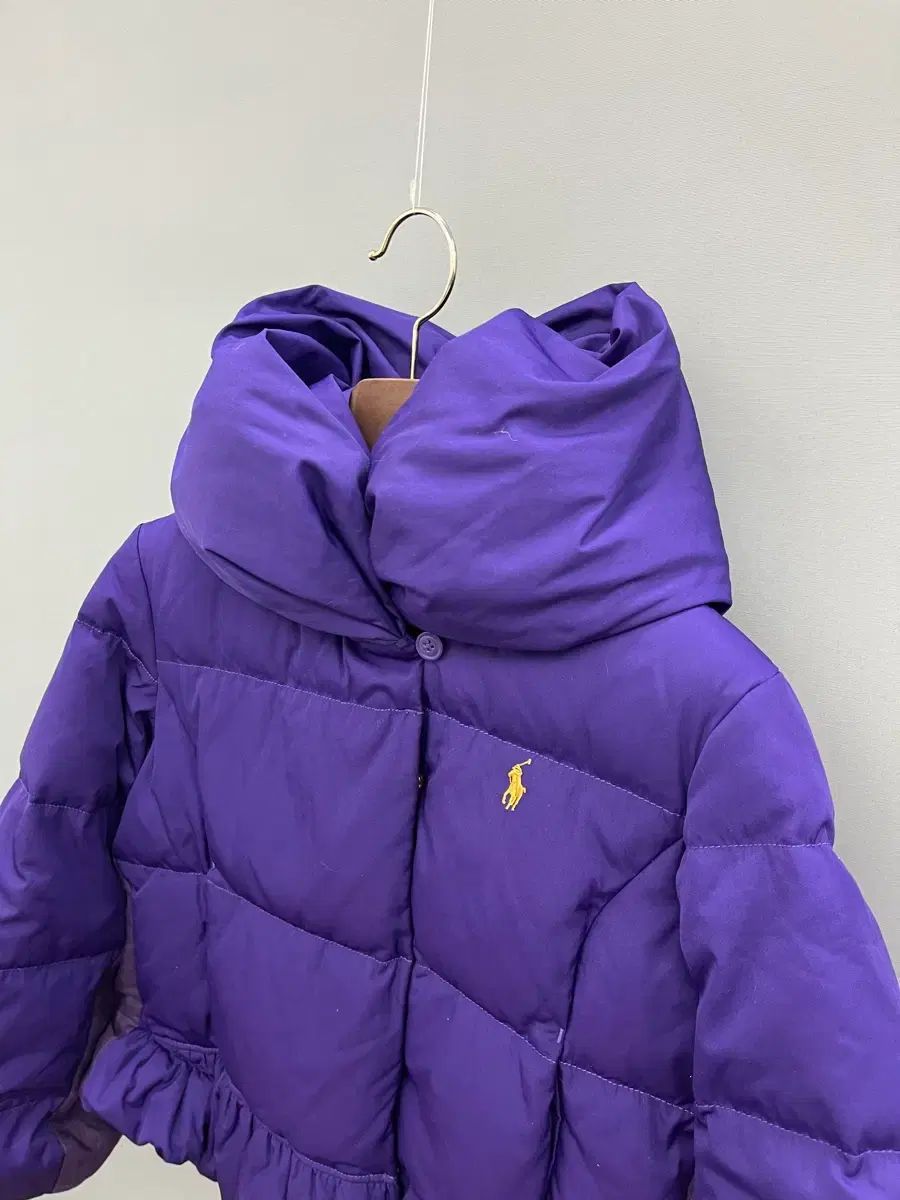ダウン ラルフローレン 12M(80cm) 紫 ラルフローレン ポロ キッズ Ralph 総柄 ポロベア POLO RALPH ポロ
