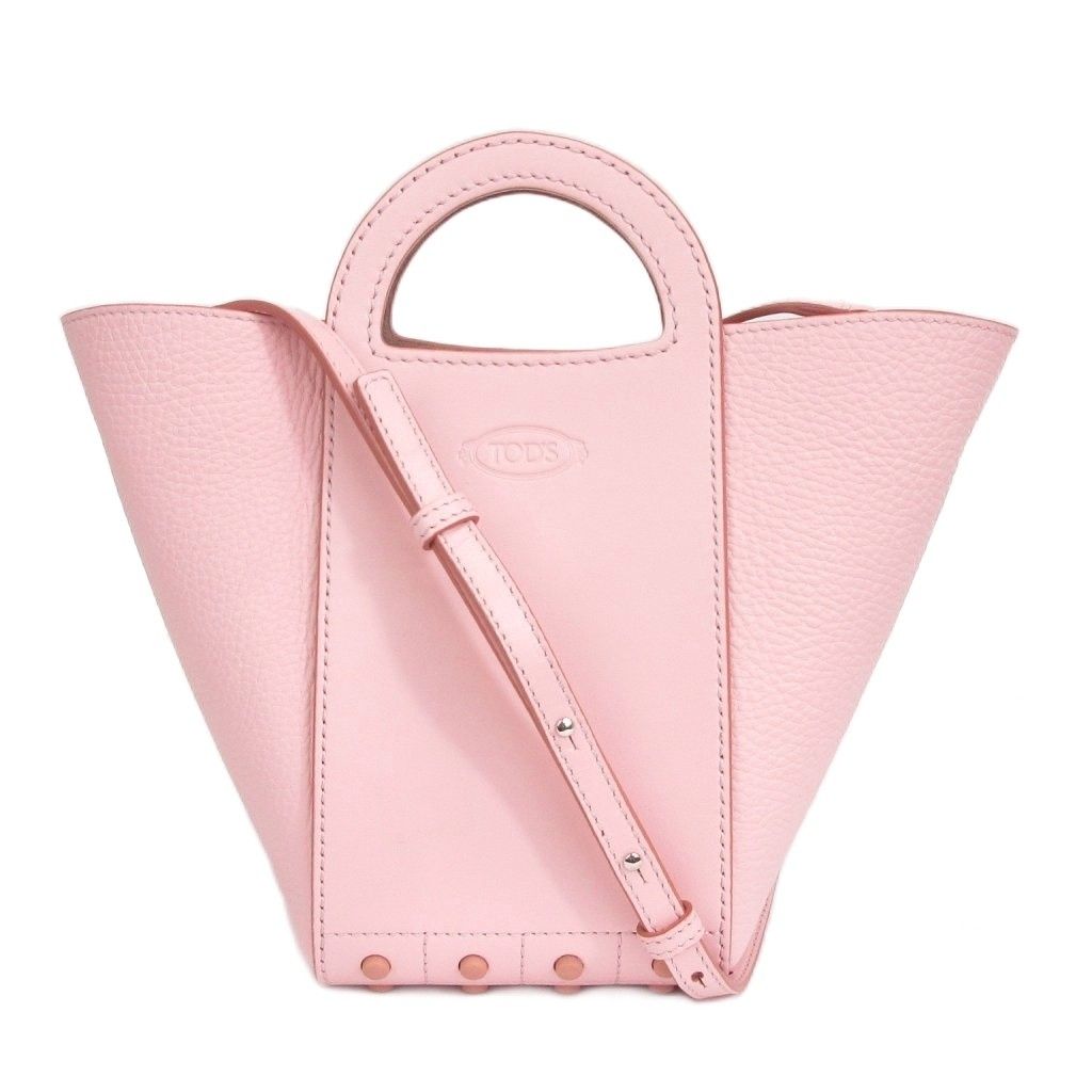 トッズ TOD'S 美品 ゴンミーニ ミニ クロスボディ 2WAY ショルダー