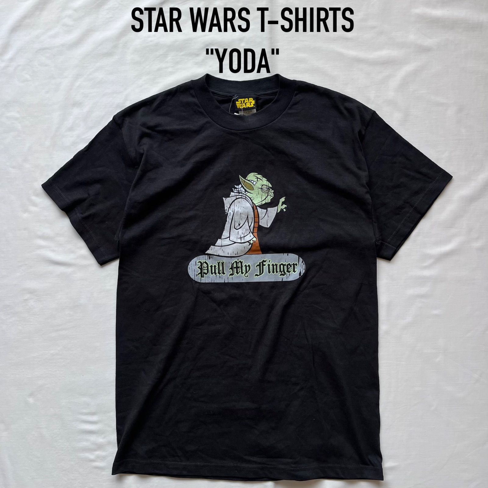 スターウォーズ STAR WARS プリントtシャツ ヨーダ yoda 00s giant M 