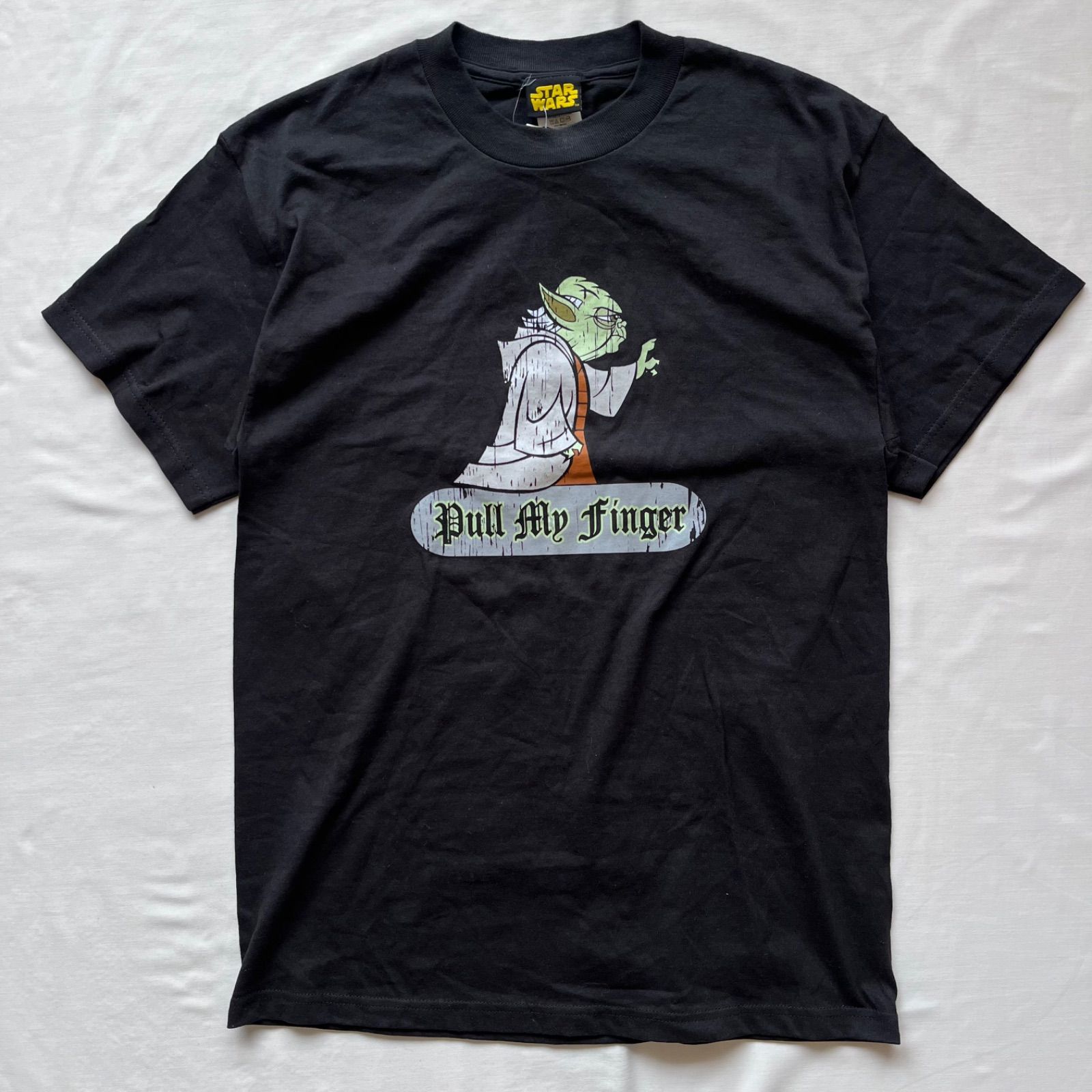 スターウォーズ STAR WARS プリントtシャツ ヨーダ yoda 00s giant M 