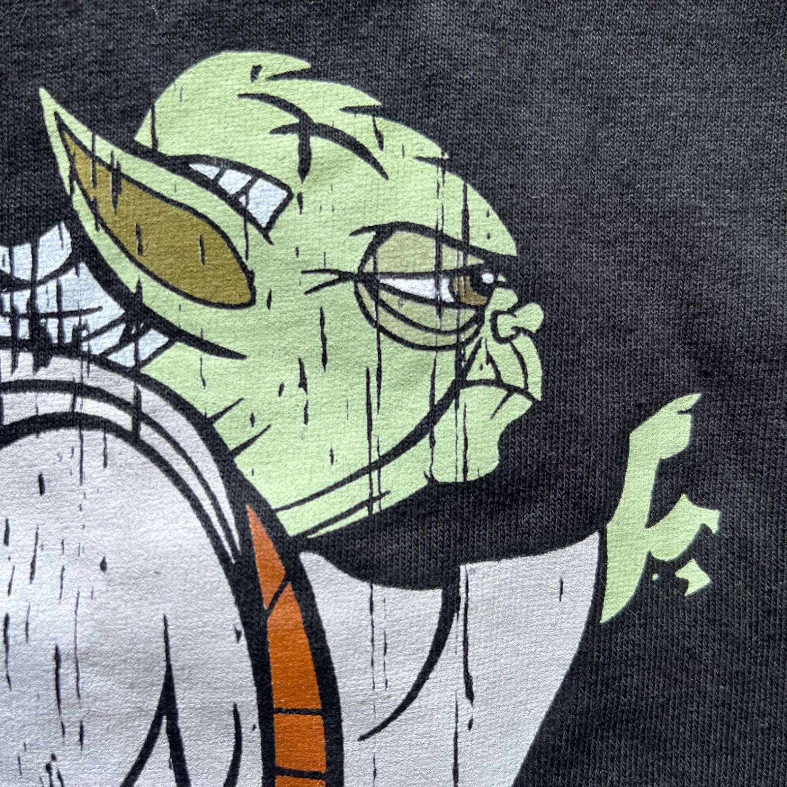 スターウォーズ STAR WARS プリントtシャツ ヨーダ yoda 00s giant M 