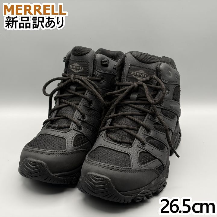 MERRELL モアブ 3 タクティカル ミッド ウォータープルーフ ブラック 