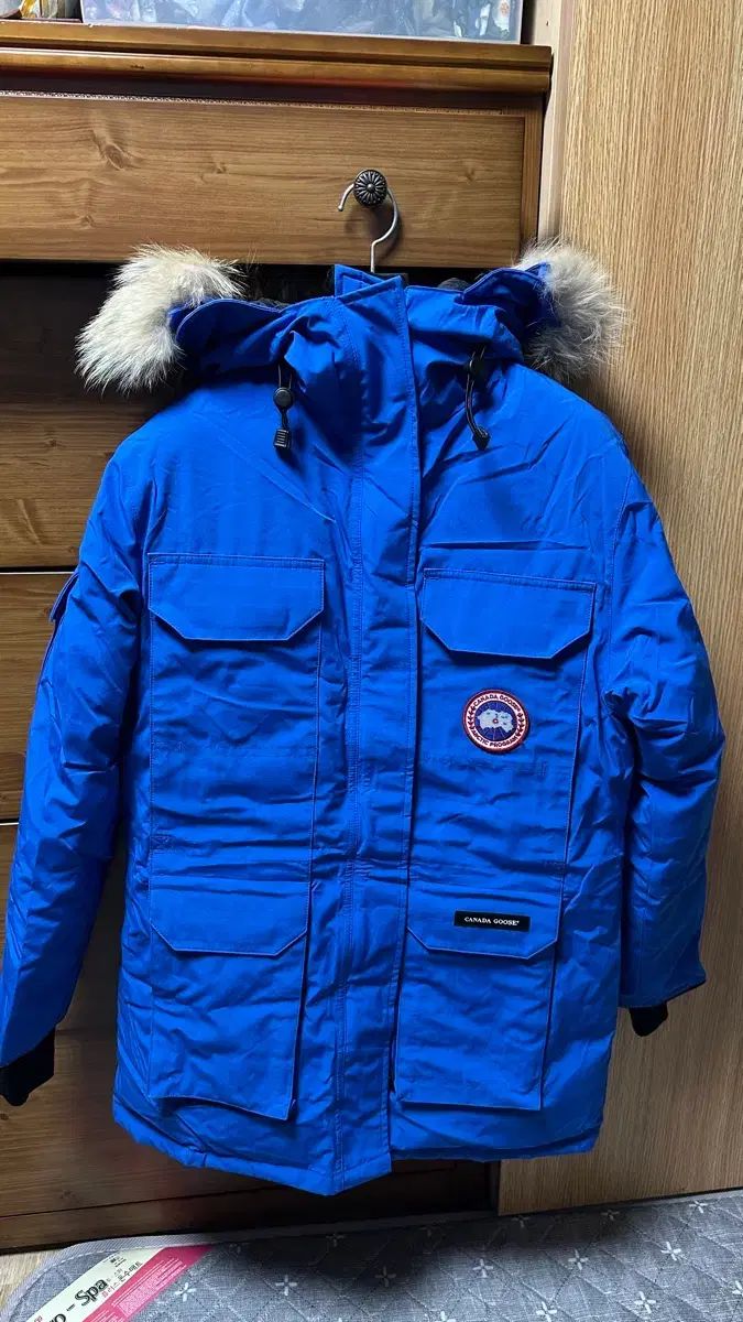 【美品】カナダグース エクスペディションパーカ PBIブルー 2XS 国内正規品 メンズ Canada Goose(カナダグース) エクスペディション PBI ブルー