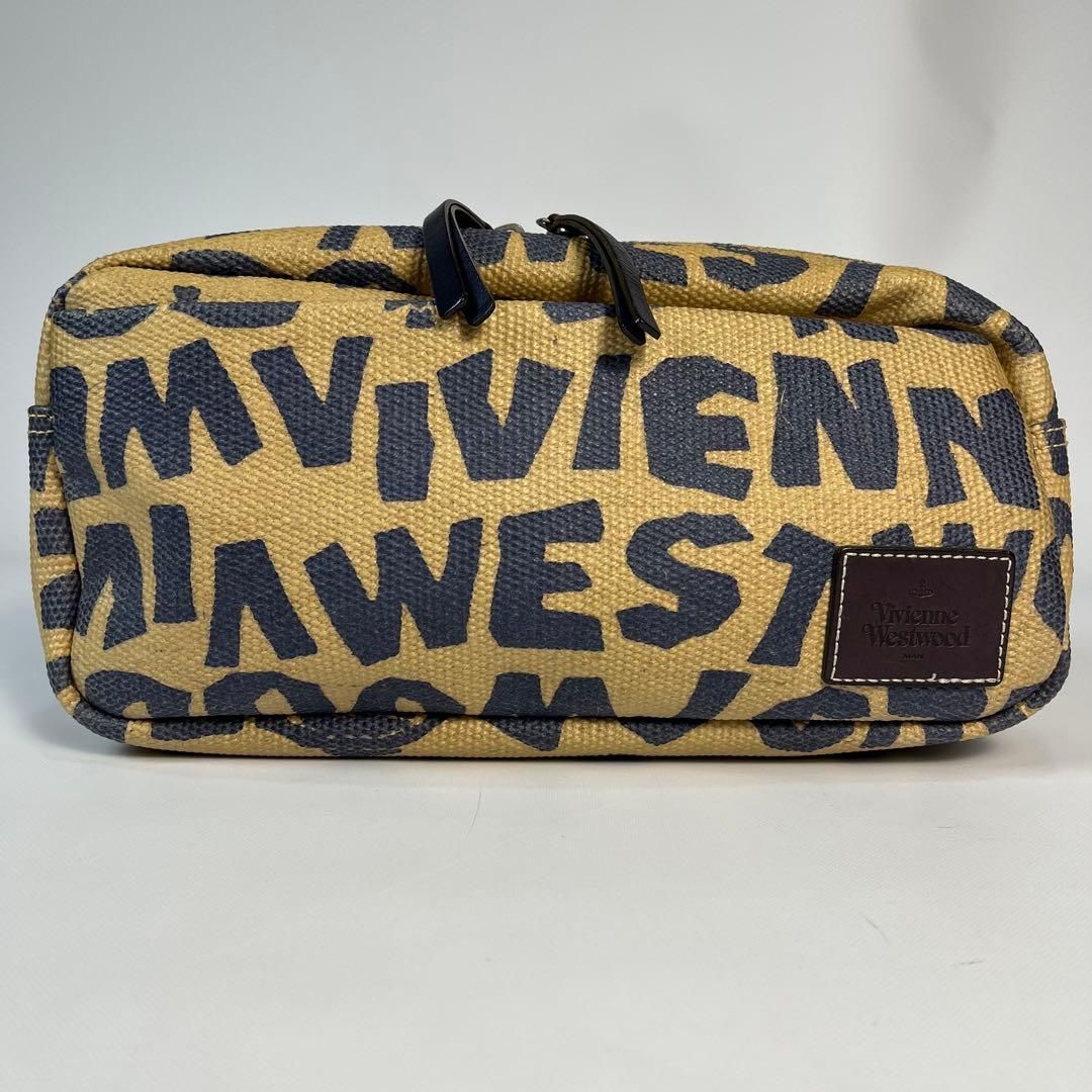 Vivienne Westwood ボディバック　オーブ 総柄　金具　PVC Vivienne Westwood ボディーバッグ オーブ ロゴ総柄 PVC-在庫セール