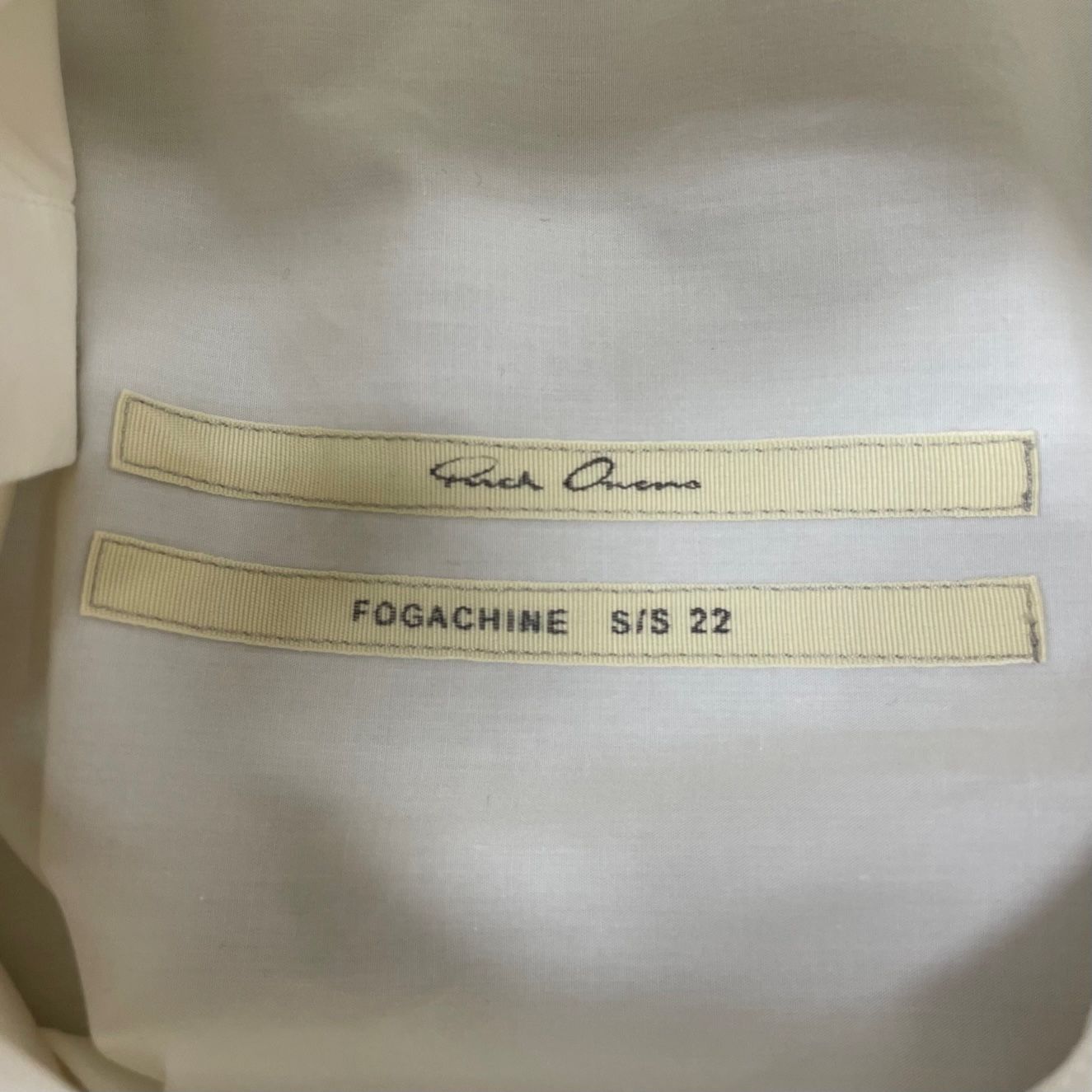 RICK OWENS 22SS FOGPOCKET SHIRT フォグポケット シャツ リック