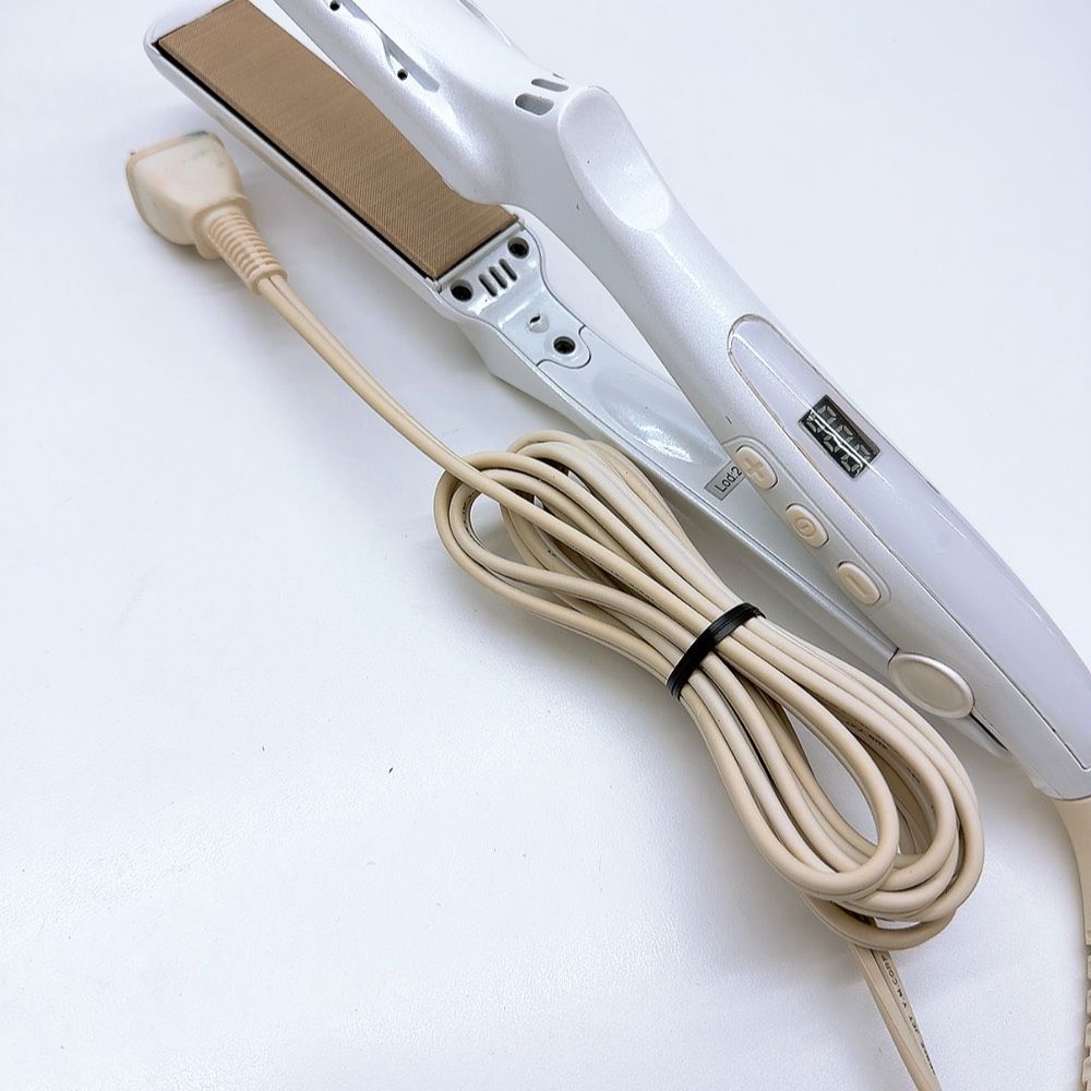 《安心の動作保証》 KINUJO 絹女 ストレート アイロン ホワイト