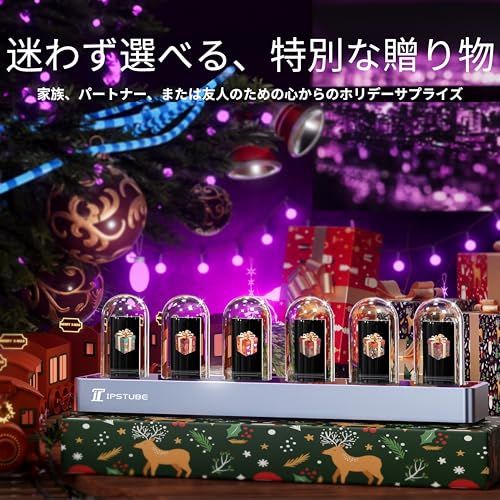 Nixie tube clock,ニキシー管クロック、デジタル写真アップロード機能