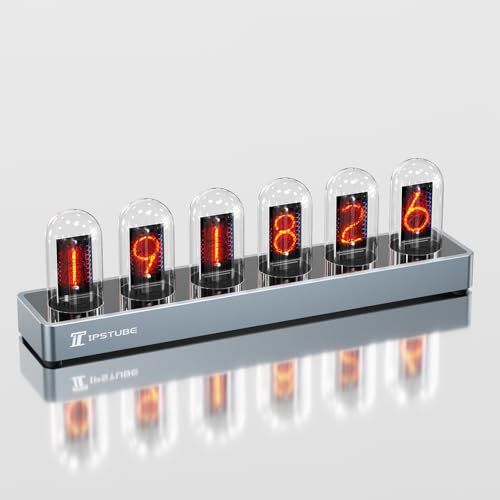 Nixie tube clock,ニキシー管クロック、デジタル写真アップロード機能