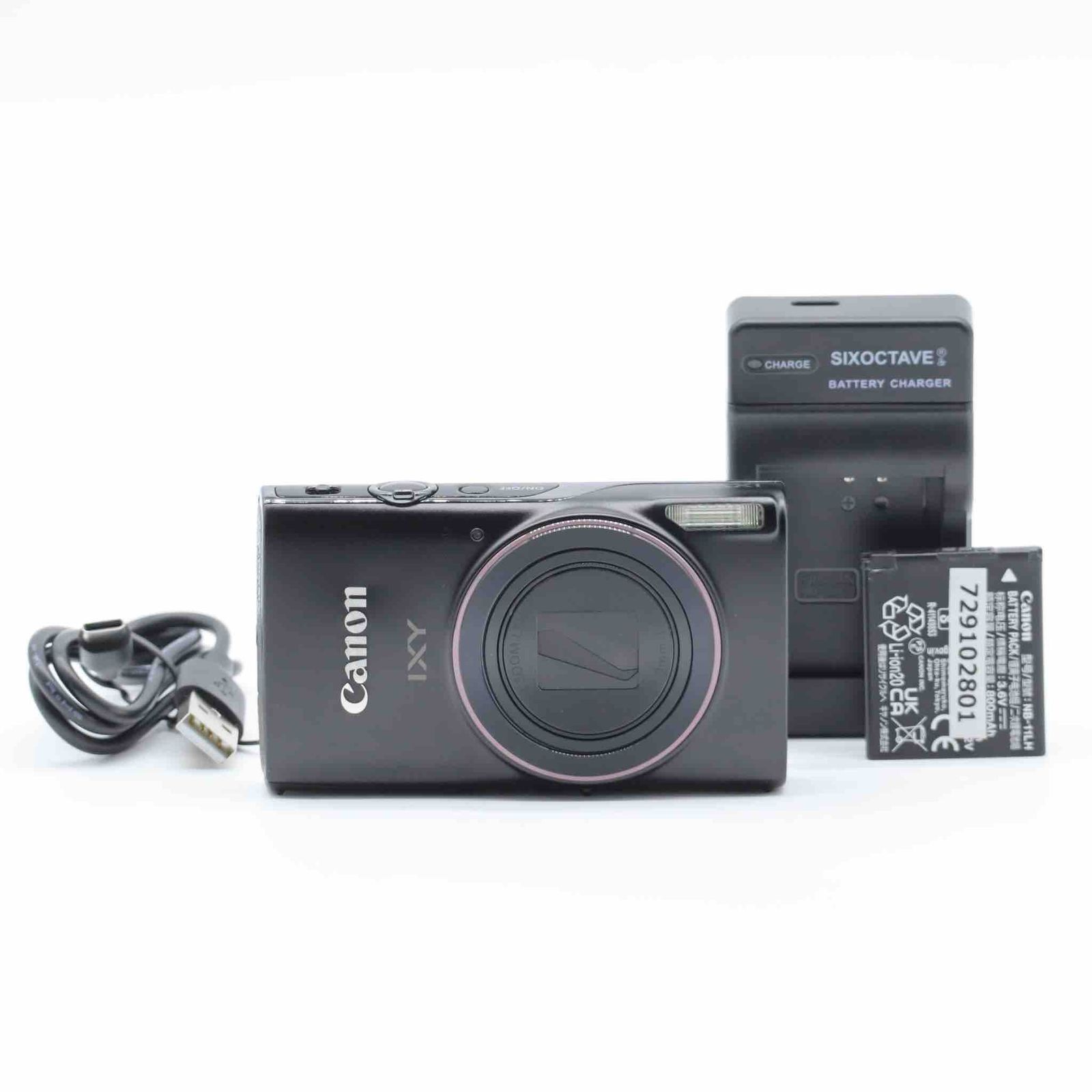 Canon IXY650 ブラック 美品 ixy650 ブラックの通販