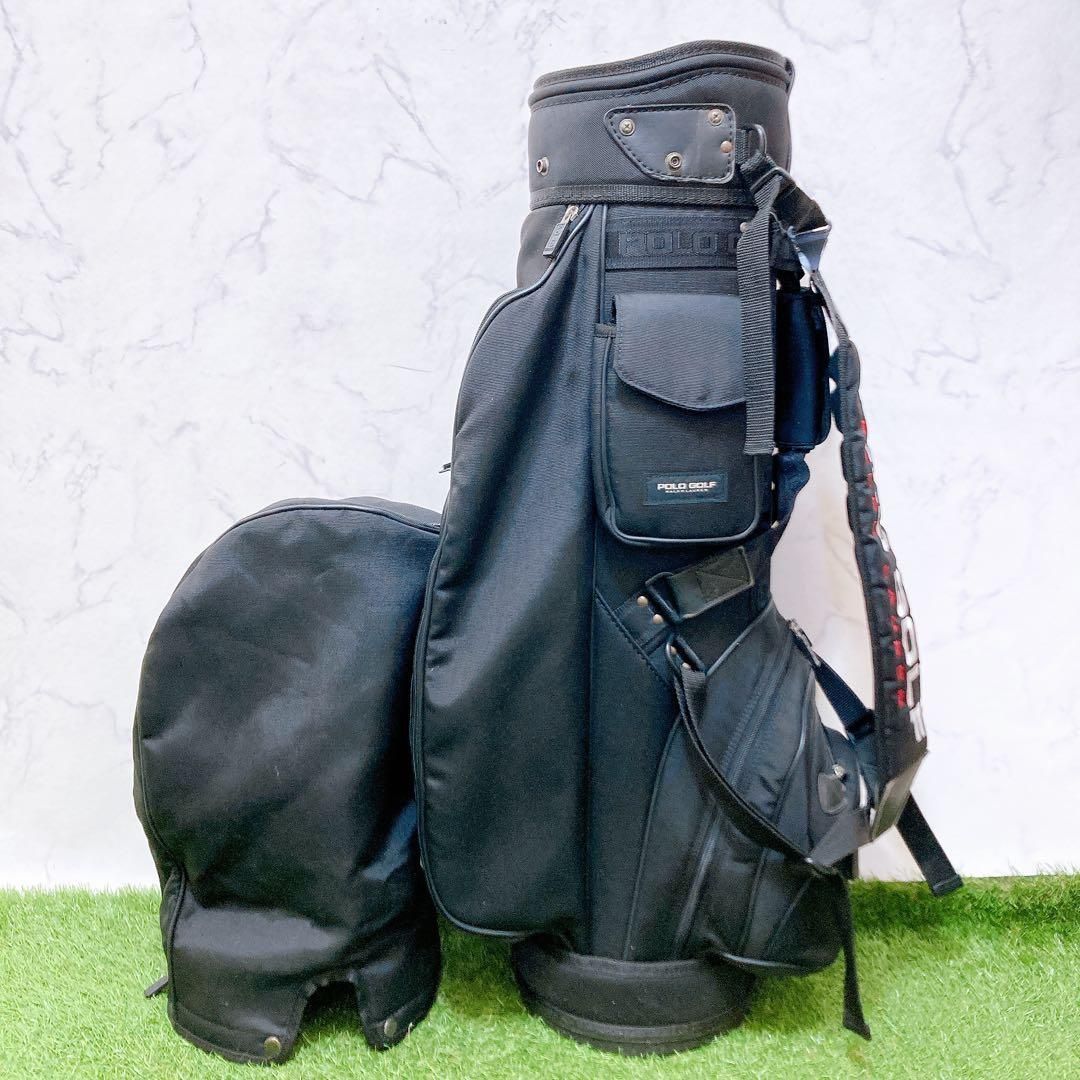 Mポロラルフローレン ゴルフクラブケース キャディーバッグ ブラック
