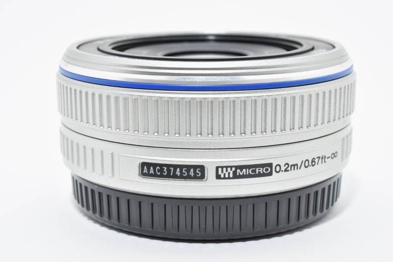 実用美品】Olympus オリンパス M.ZUIKO DIGITAL 17mm 2.8 シルバー AF
