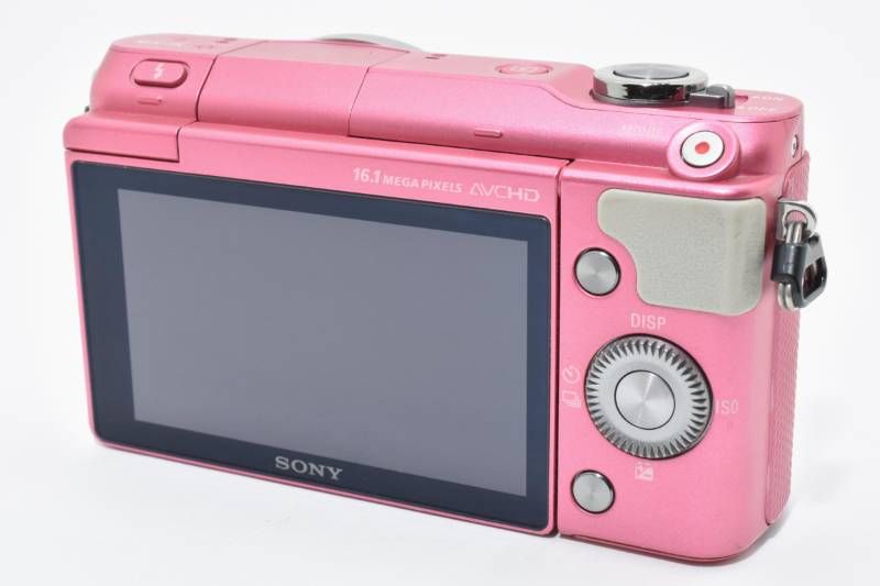 実用光学美品】Sony ソニー NEX-3N ボディ ピンク シャッター数7687枚