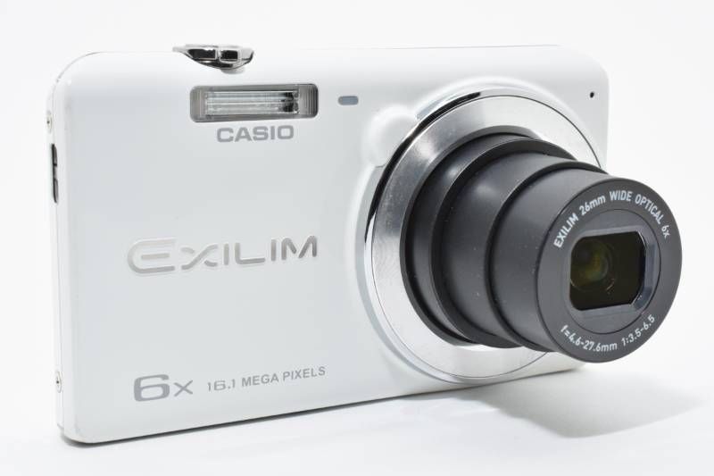 実用光学美品】Casio カシオ EXILIM EX-ZS26 白 ホワイト コンパクト