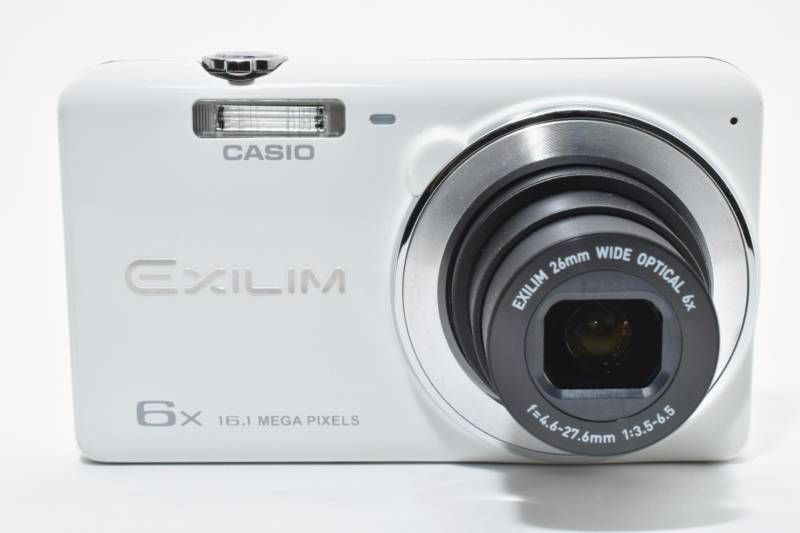 実用光学美品】Casio カシオ EXILIM EX-ZS26 白 ホワイト コンパクト