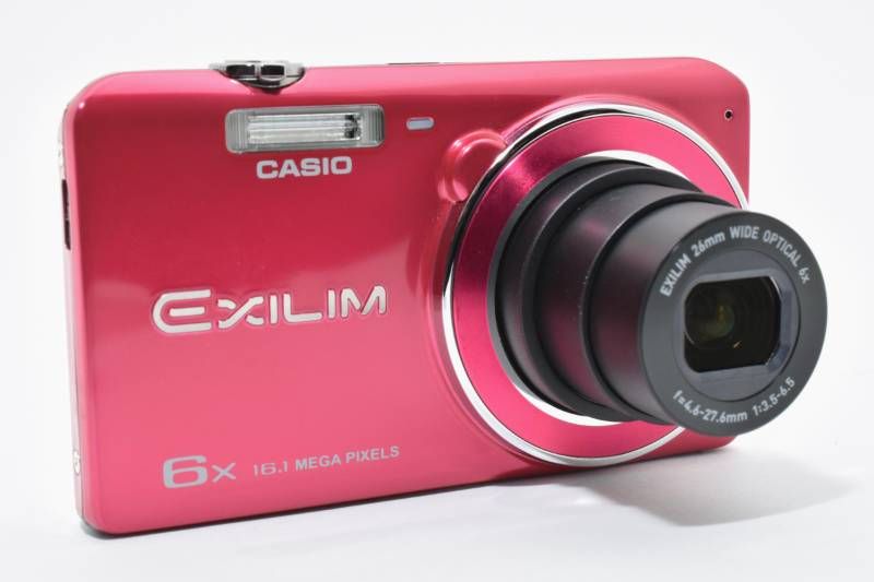 【美品】CASIOEXILIM レッド デジカメ 光学極上品】Casio カシオ EXILIM EX-ZS26 赤 レッド コンパクト
