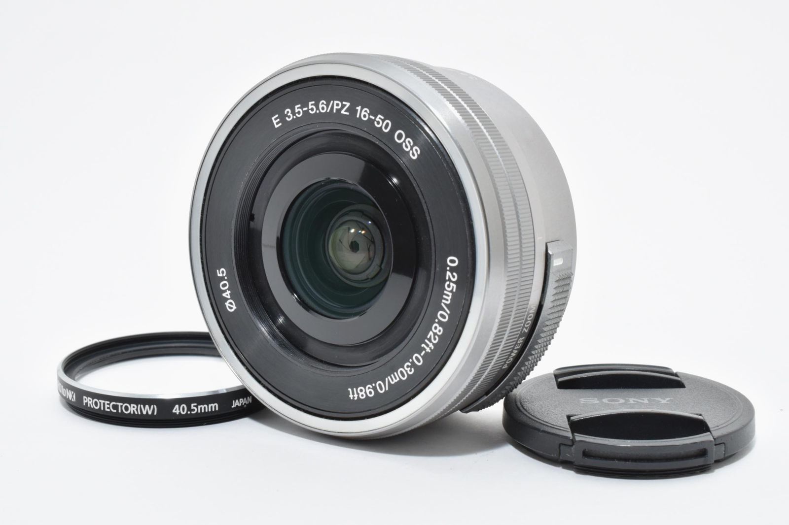 光学極上品】Sony ソニー E 3.5-5.6 PZ 16-50mm OSS SELP1650 シルバー