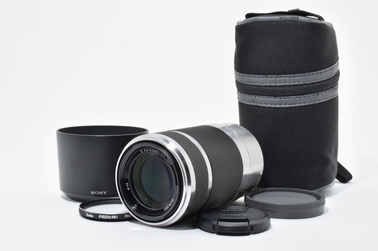 光学極上品】Sony ソニー E 4.5-6.3 55-210mm OSS SEL55210 シルバー