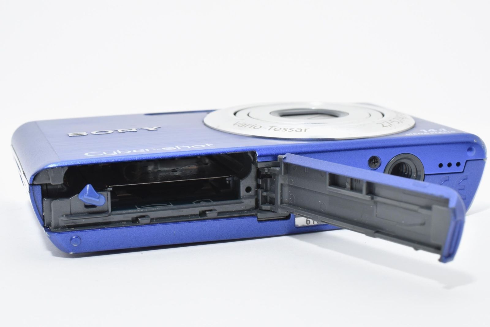 実用光学美品】Sony ソニー DSC-W530 青 ブルー Cyber-shot