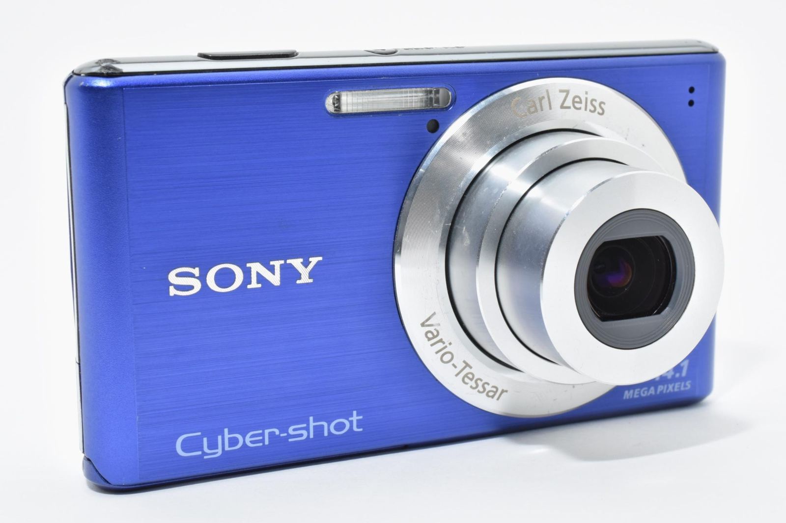 実用光学美品】Sony ソニー DSC-W530 青 ブルー Cyber-shot