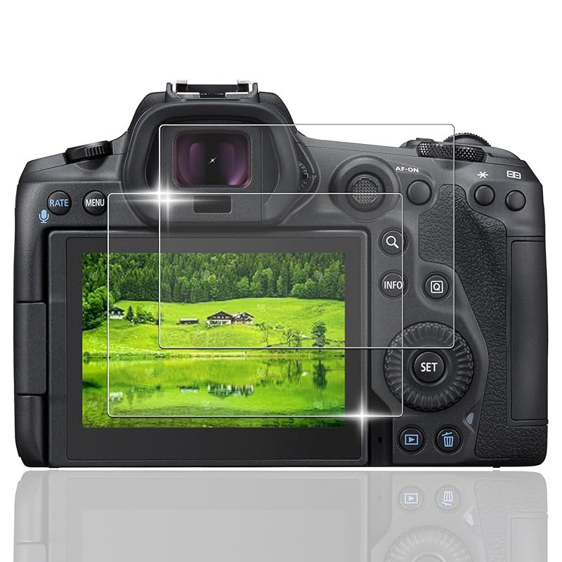 新品】 Nutmeg【2枚セット】Canon EOS R6 Mark II ガラスフィルム