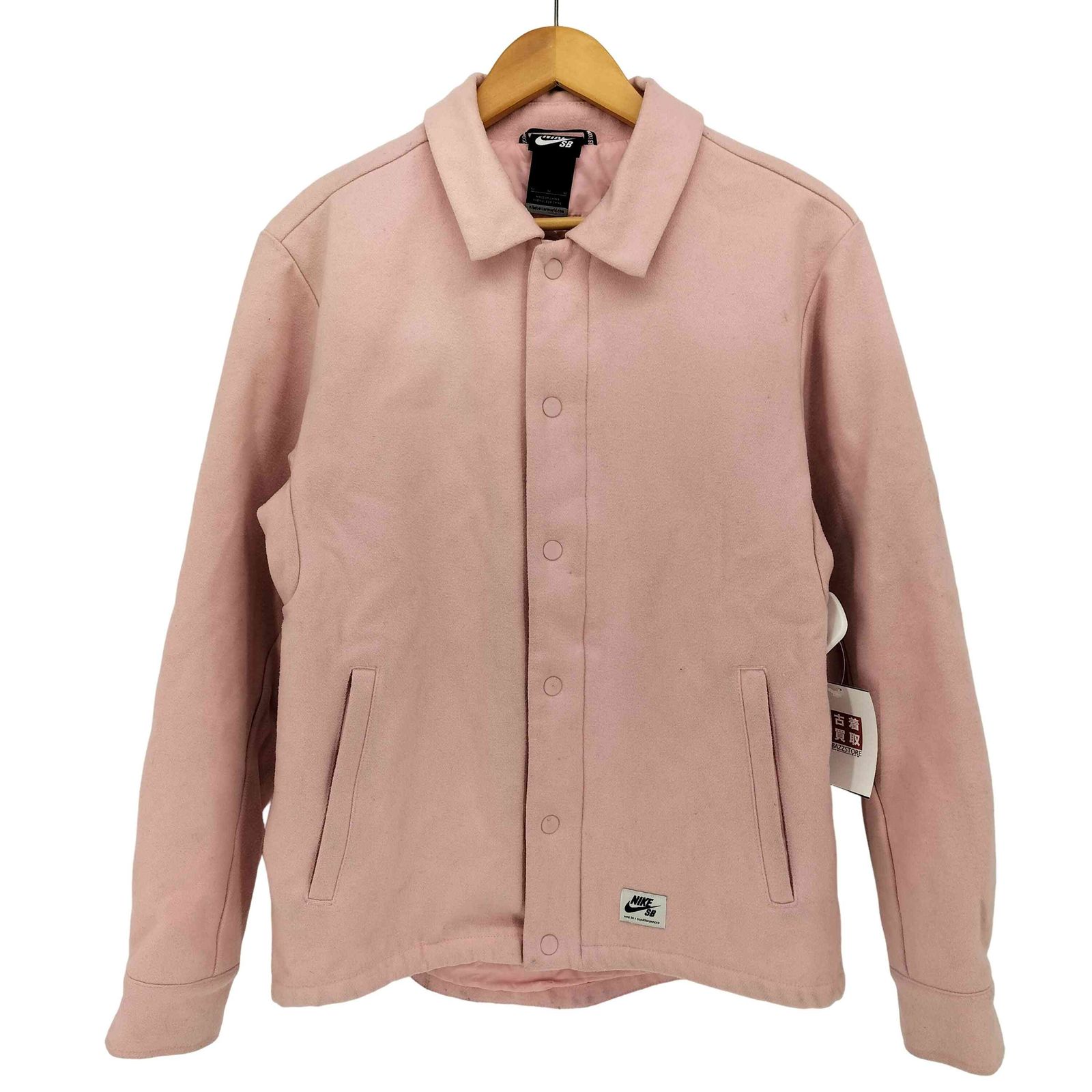 ナイキスケートボーディング NIKE SB 裏地キルティング ウール コーチジャケット メンズ import：M 