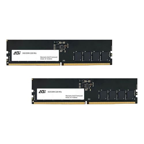 AGI DDR4-3200MHz (PC4-25600) 16GB 8GBx2 UDIMM 22-22-22-52 1.2V