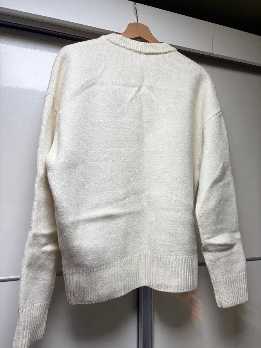 アミ インタルシア ビックハート ロゴ ニット M