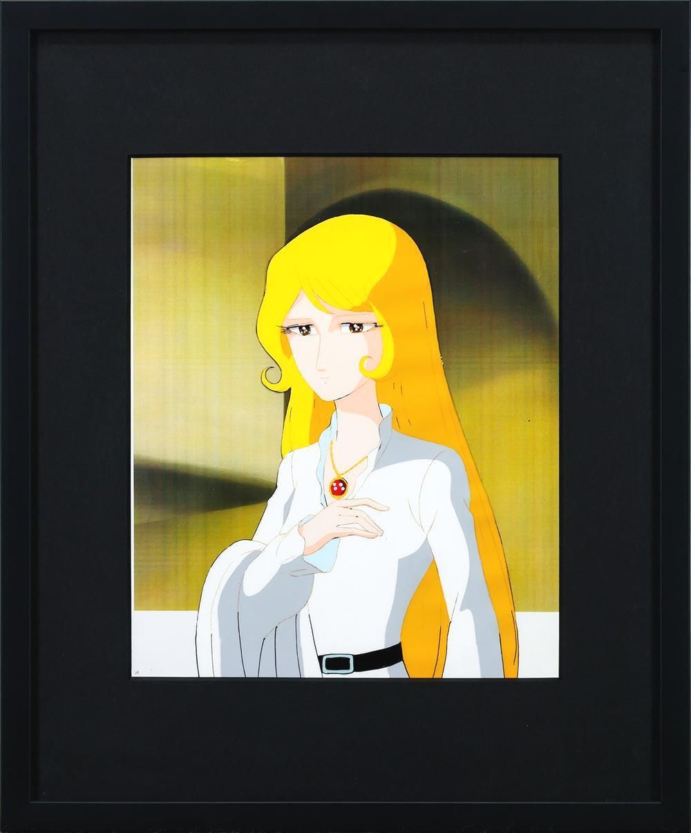 真作】【WISH】松本零士「1000年女王」直筆セル画・(背景複写) 証明