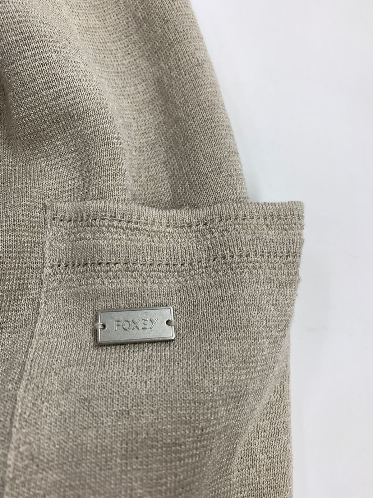 フォクシーブティック Knit Cardigan VOYAGE 39858 カーディガン F ベージュ ロング  2020年増産品 ITM41BVA1W4Y フォクシーブティック Knit Cardigan VOYAGE 39858 カーディガン F