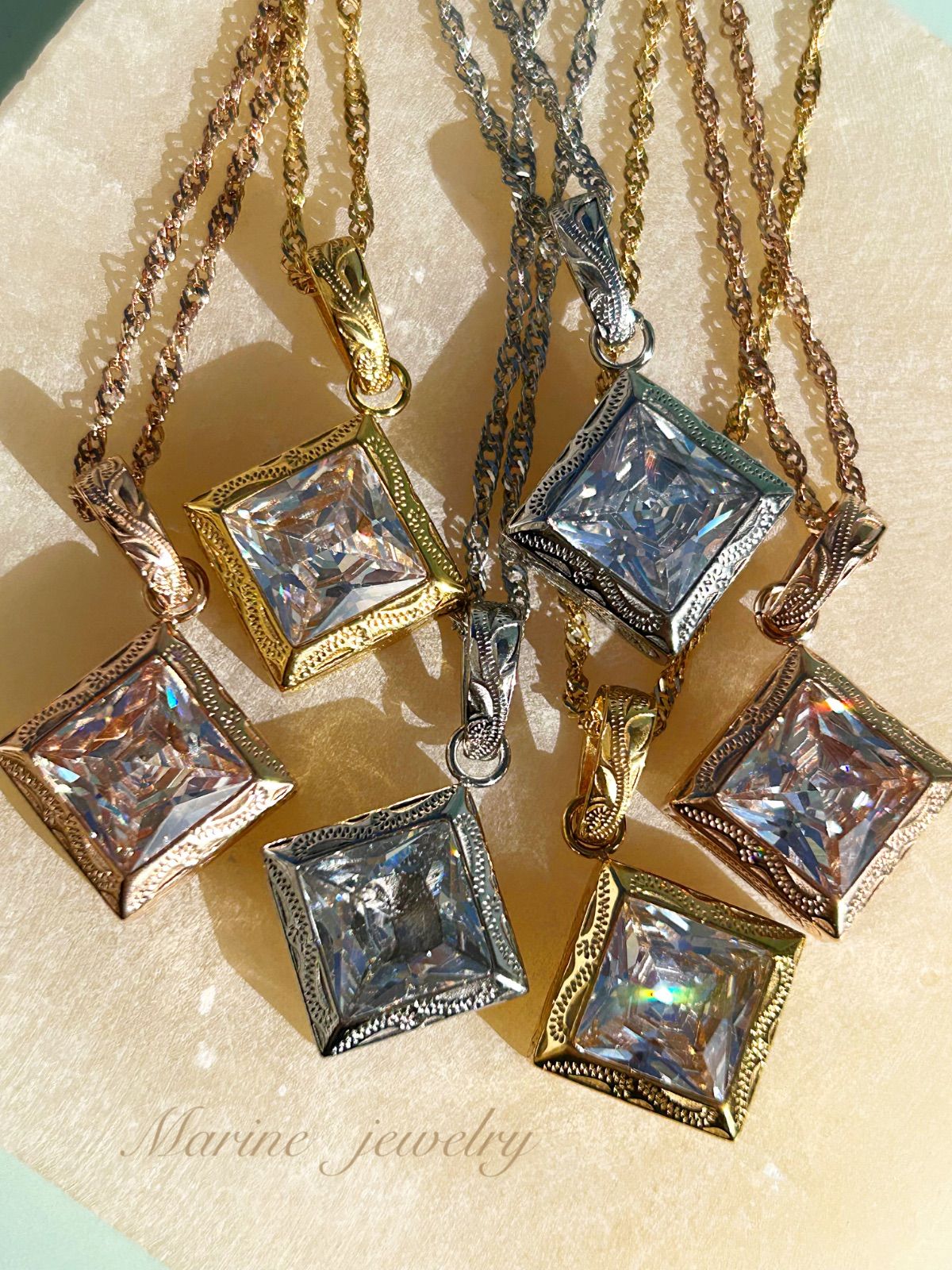 NEW》MANA square ✖️オーシャンウィスパーチェーン ハワイアン 