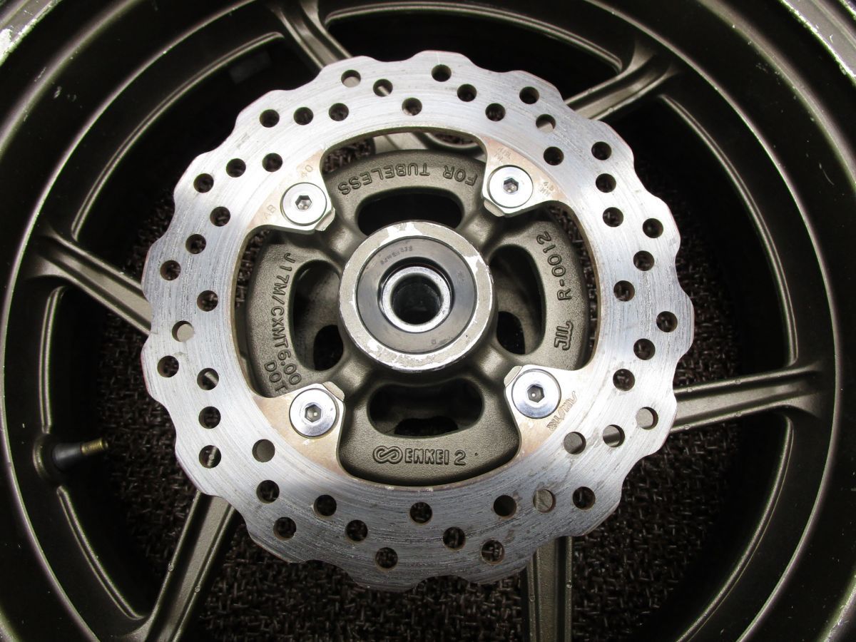 ZX-10R リアホイール ディスク □B2743！ZXT00D カワサキ 【 ZXT00DE