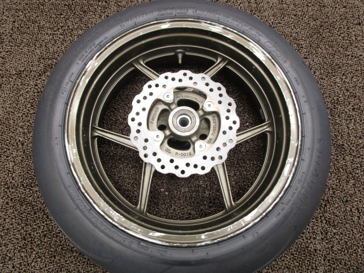 ZX-10R リアホイール ディスク □B2743！ZXT00D カワサキ 【 ZXT00DE