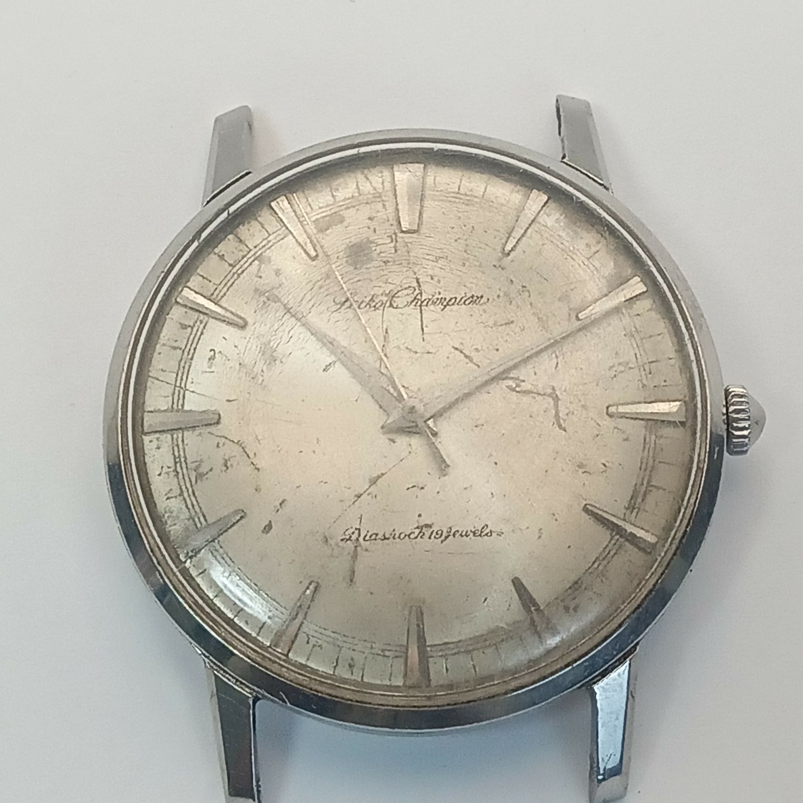 稼働】0220-2 SEIKO CHAMPION セイコー チャンピオン メンズ腕時計 手